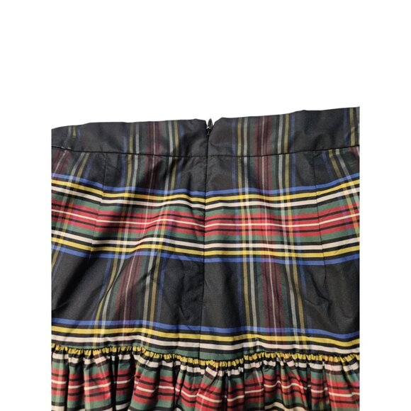 J. Crew Size 2 Taffeta Tartan Skirt - Picture 4 of 5
